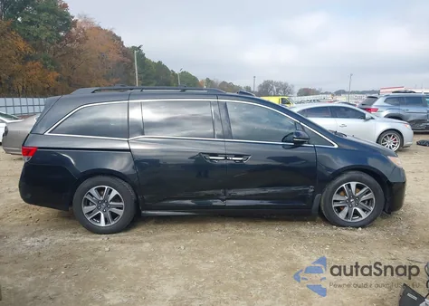 2014 Honda Odyssey Touring/Touring Elite from USA, damaged, VIN 5FNRL5H92EB008365